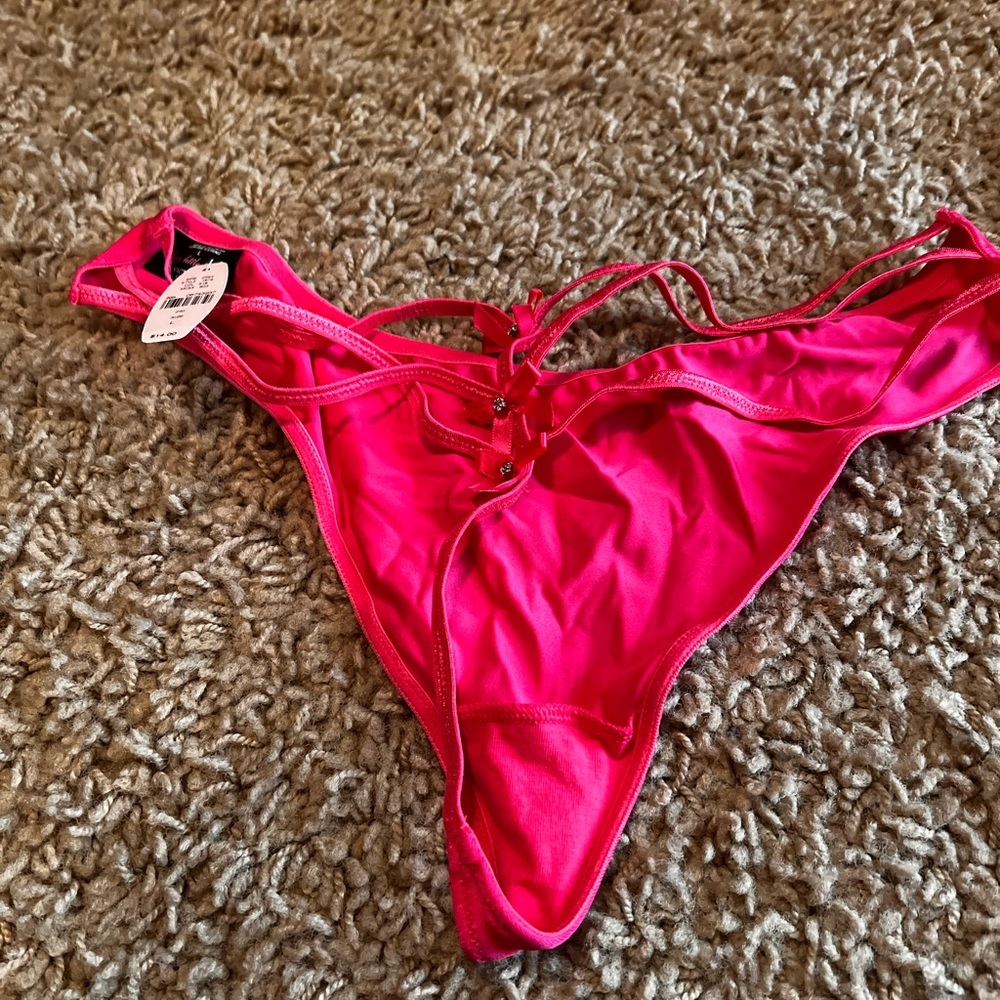 5 pairs total Victoria's Secret Pink Strappy Panties